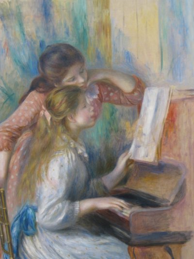 Junge Mädchen am Klavier von Pierre Auguste Renoir